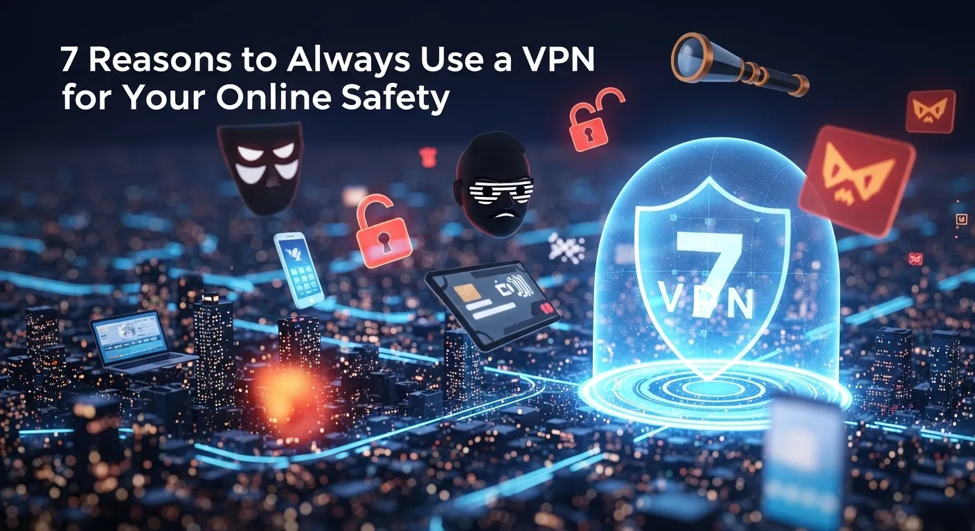 7 Reasons to Always Use a VPN for Your Online Safety