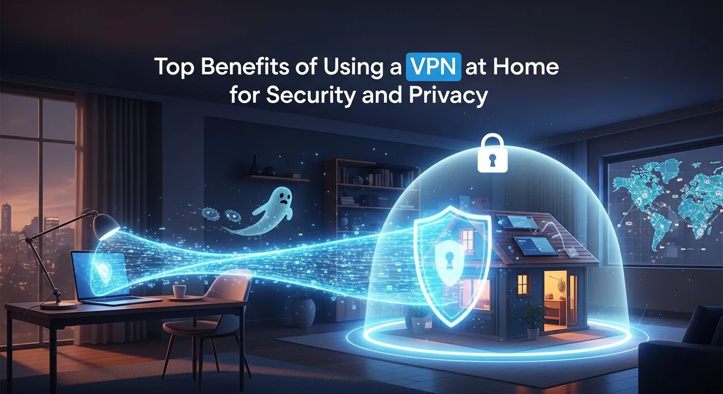 Top benefits of using a VPN at home for security and privacy