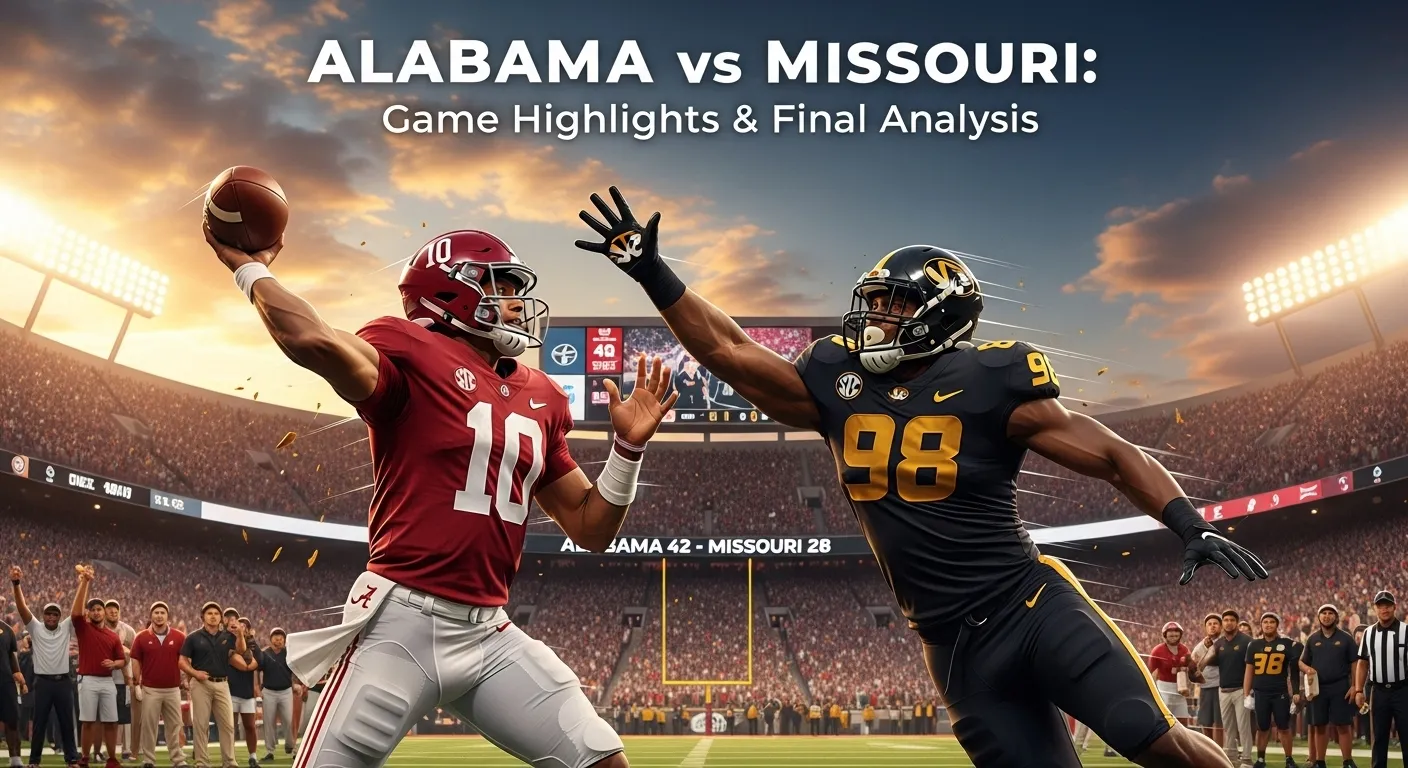 Alabama vs Missouri: Game Highlights & Final Analysis